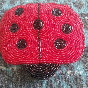 Lady Bug coin purse, VINTAGE
